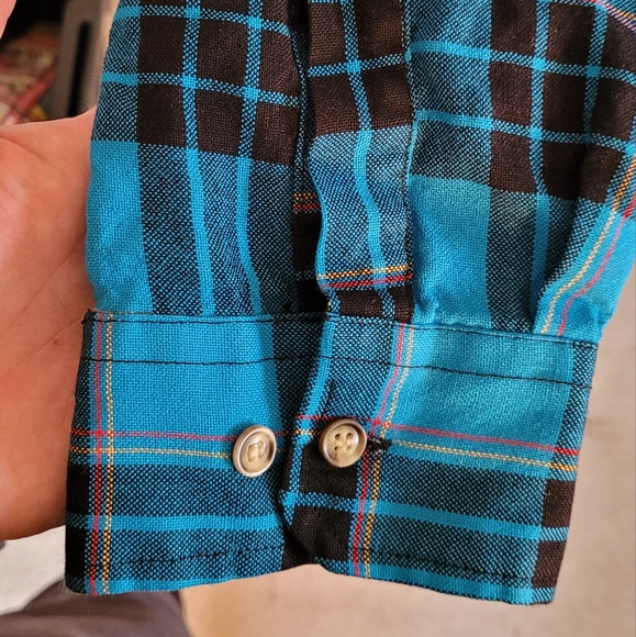 Vintage Northwest Territory Flannel Button-Up Long Sleeve Shirt - Picture 6 of 8